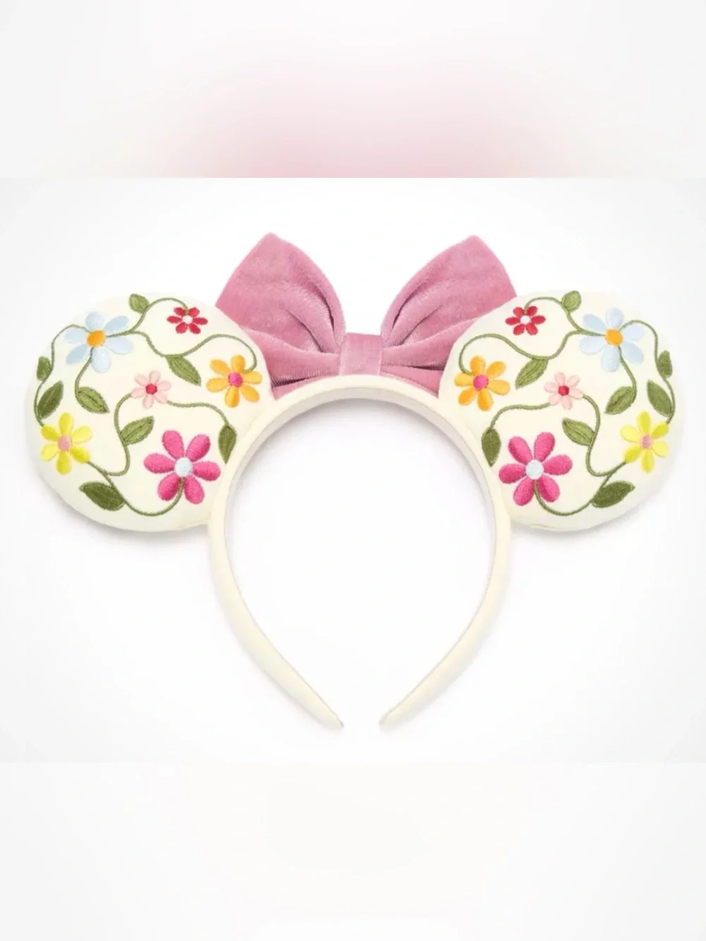 BaubleBar floral Minnie ears headband